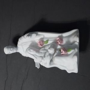 Vtg.Porcelain Holy Family Lincolnshire Collection 1996,5.5in.Hx3in.W,Multicolor